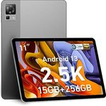 DOOGEE T30 PRO Android 13 Tablet 11 Zoll, 2.5K Display Helio G99 Octa-Core 15GB RAM 256GB ROM (2TB TF) Gaming-Tablet, 8580mAh/33W, 2560x1600 FHD+, 20MP Dual SIM 4G LTE +5G WiFi Tablet PC Widevine L1