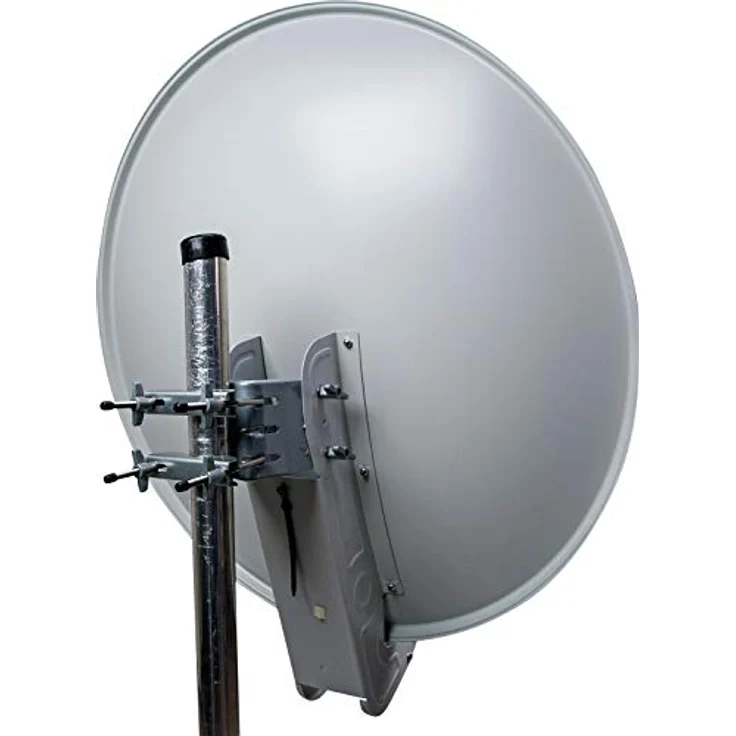 Schwaiger SPI085PW011 Aluminium Offset-Antenne 85 cm, Premiumklasse, weiß – Bild 2