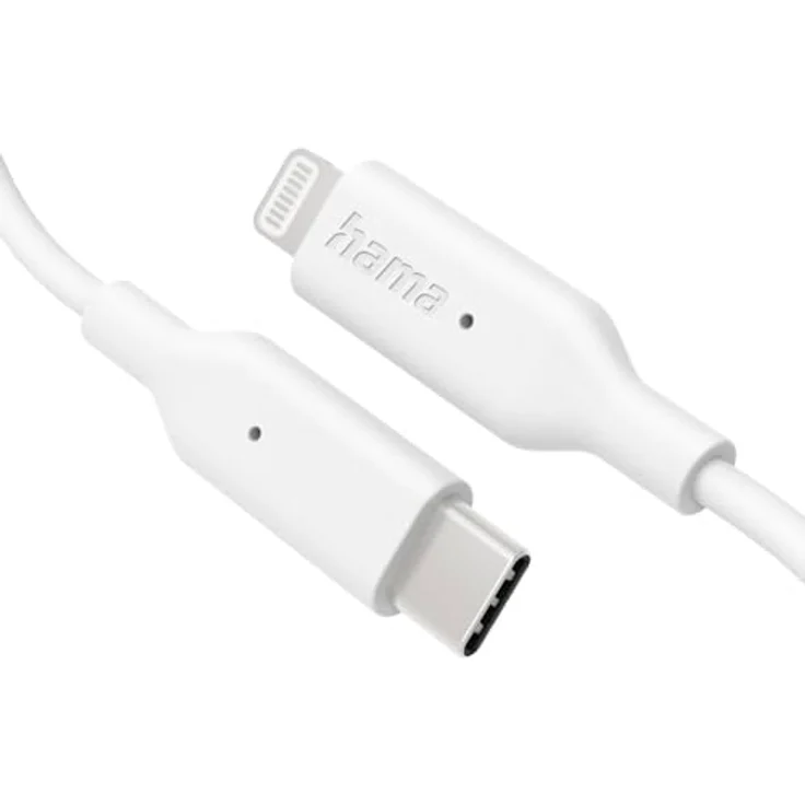 Hama Ladekabel USB-C Lightning 1m Schnellladefunktion Schnelle Datenübertragung – Bild 2
