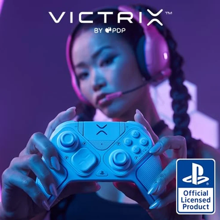 pdp Controller Victrix Pro Hybrid wireless weiß PS5, mit Wendemodul, Fight Pad-Modul, Victrix Control Hub-App und Clutch Triggers™ – Bild 11