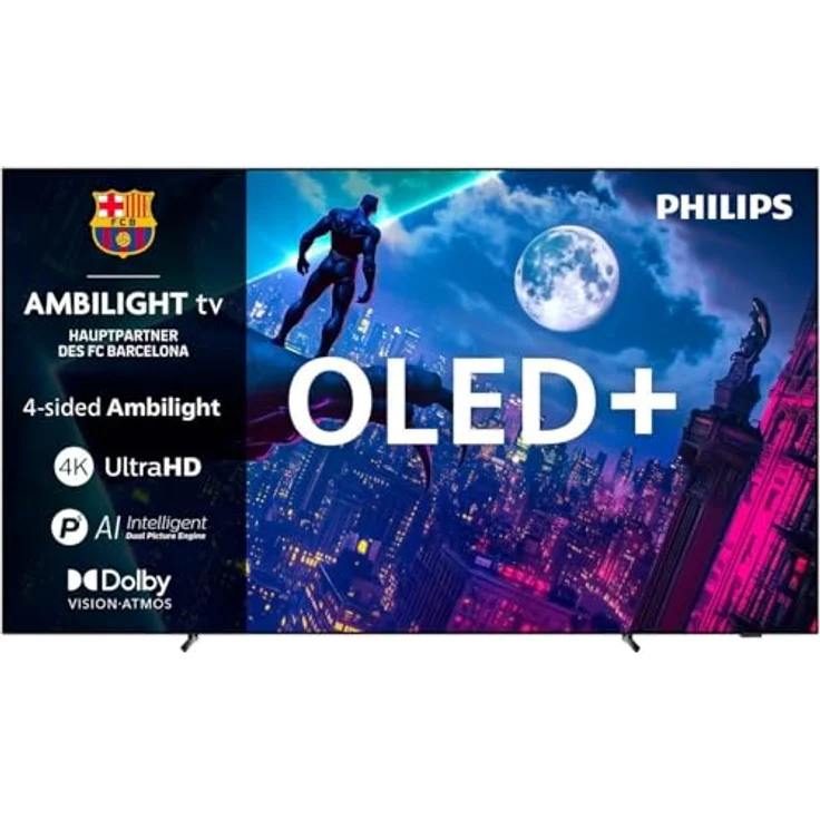 PHILIPS 65OLED950/12 OLED+ Ambilight TV (Flat, 65 Zoll / 164 cm, UHD 4K, SMART TV, Ambilight) – Bild 1
