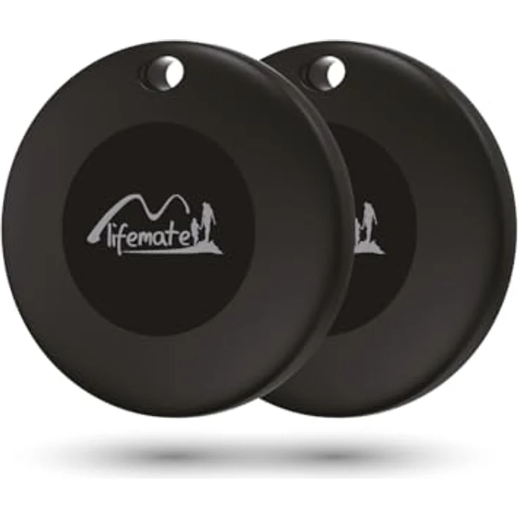 Lifemate Life Tag Duo, Bluetooth Schlüsselfinder mit iOS & Android Kompatibilität, 2er Pack, wasserdicht IP67, bis zu 2 Jahre Batterielaufzeit, präzises Tracking mit BLE 5.2 – Bild 1
