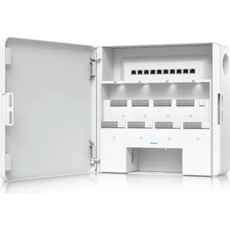 Ubiquiti Access Enterprise Hub EAH-8, Enterprise-Zugangsvermittlungsstelle mit 8 Türen, Gigabit Ethernet und Batterie-Backup – Bild 2