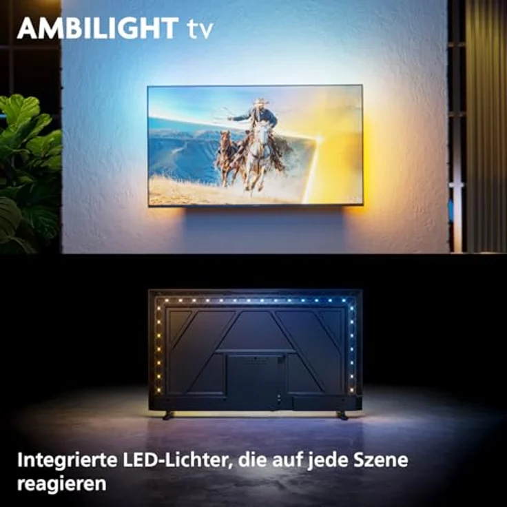 Philips 40PQS6901/12, 40 Zoll Full HD Smart-TV mit Ambilight und Dolby Audio, schwarz – Bild 2