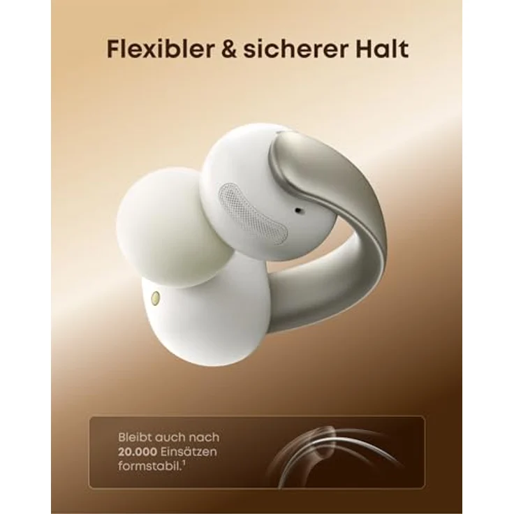 Anker soundcore AeroClip, Open-Ear Clip-Earbuds mit adaptivem Komfort, Gletscherblau – Bild 6