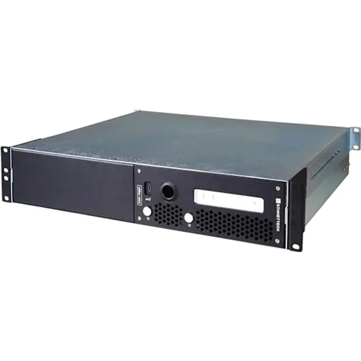 Sonnet xMac mini (2024+) 2U Rackmount System, Festplattengehäuse ohne Echo Modul, Schwarz