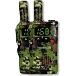 Stabo freecomm 330 20330, PMR-Handfunkgerät 2er Set mit 16 Kanälen, 2500 mAh Li-Ion Akku und LED-Taschenlampe