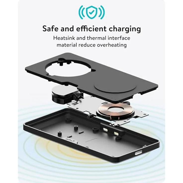Mous Dual Ladestation Qi2, 15W Schnellladung mit MagSafe-Kompatibilität, USB-C Kabel, Aramidfaser – Bild 5