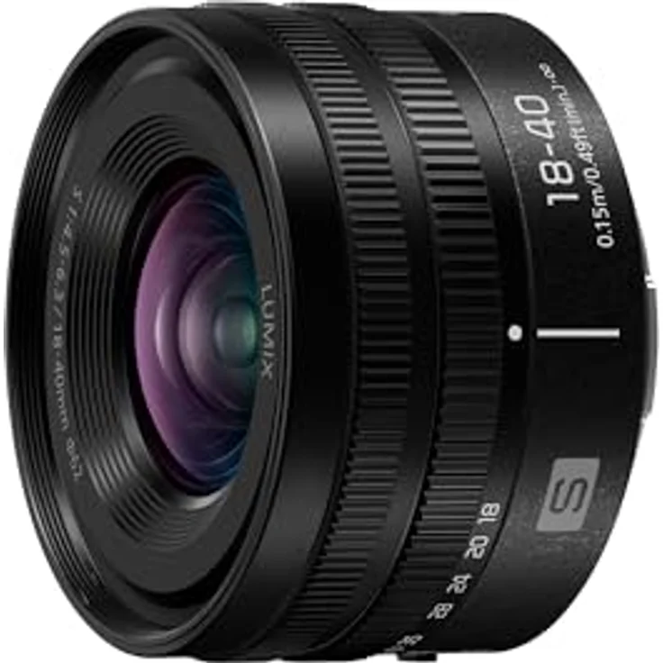 Panasonic Lumix S-R1840E 18-40 mm F4.5-6.3 L-Mount-Objektiv, Schwarz, Ultra-kompaktes Zoom-Objektiv für Vollformat-Kameras, vielseitige Brennweite, Staub- und spritzwassergeschützt – Bild 3