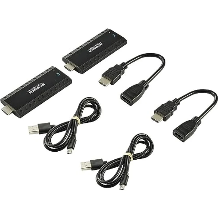 SpeaKa Professional HDMI® HDMI-Funkübertragung (Set) über Heimnetzwerk (IP-basiert) 30 m – Bild 4