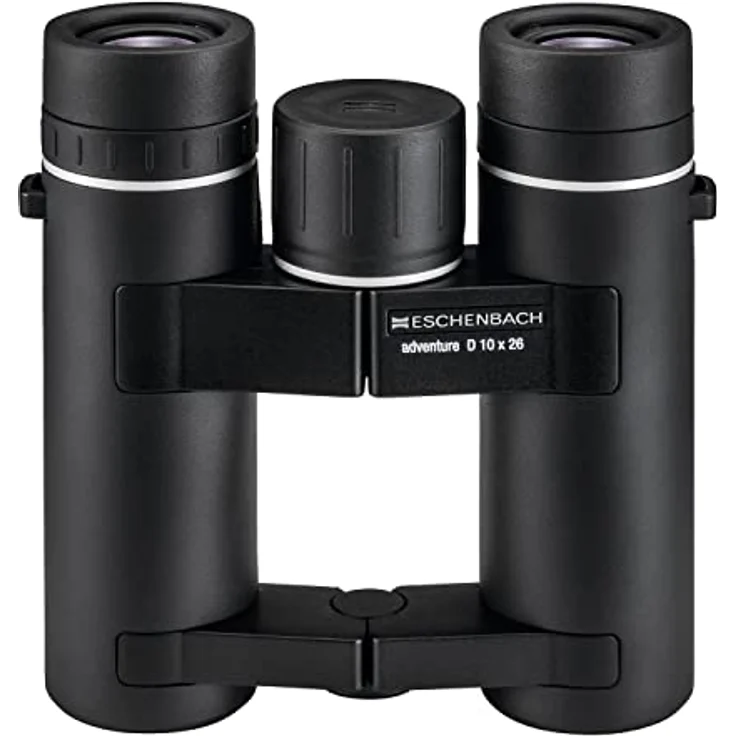 Eschenbach Optik Fernglas Adventure D Allrounder für Freizeit, 10x26, Weitwinkeloptik, Brillenträger-Okulare, Stickstofffüllung, 185x175x77mm, 429g – Bild 1