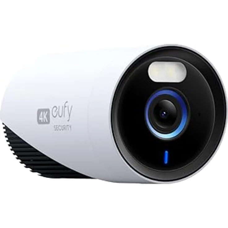 eufy Security eufyCam E330 (Professional) Zusatz-Überwachungskamera für Außen, 4K, 24/7 Aufnahme, Netzstrombetrieben, veratärktes Wi-Fi, Gesichtserkennungs-KI, Keine Gebühren, erfordert HomeBase 3