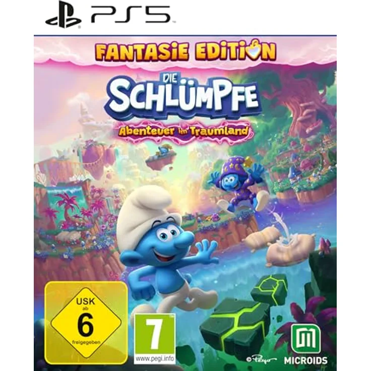 Astragon Die Schlümpfe - Abenteuer im Traumland - Fantasie Edition [PS5] - 3D-Plattformspiel mit magischer Welt