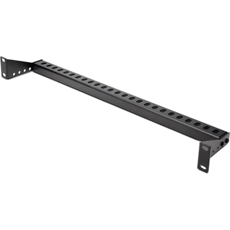 StarTech.com 1HE Rack Kabelführung mit Einstellbarer Tiefe, Kabelführungsbügel für Organisiertes 19 Zoll Rack/Serverschrank, Horizontale Rack Kabelmanagement, Lacing Bar (12S-Cable-Lacing-BAR) – Bild 2