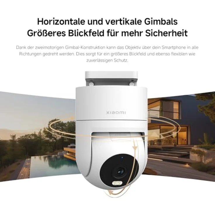 XIAOMI Smart Camera CW300 (CW300), IP-Sicherheitskamera mit 2560 x 1440 Pixeln, Nachtsicht und 2-Wege-Audiosystem – Bild 6