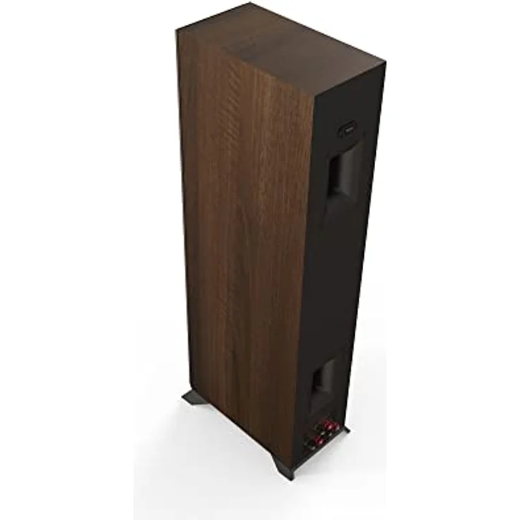 Klipsch RP-5000F II, Bodenlautsprecher mit größerer Tractrix-Hupe, LTS-Titan-Diaphragmen, belüftetem Hochtöner-Design, neuen Keramik-Woofern und abnehmbarem Gitter, Stück Walnuss – Bild 3