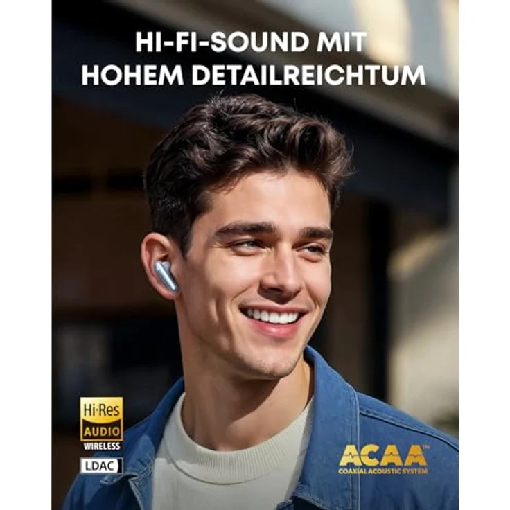 soundcore Liberty 4 Pro, Kabellose Noise Cancelling Earbuds mit 7 Sensoren, Echtzeit-ANC, Hi-Fi-Klang, 6 Mikrofone für klare Anrufe, superschnelles Laden, Schwarz – Bild 5