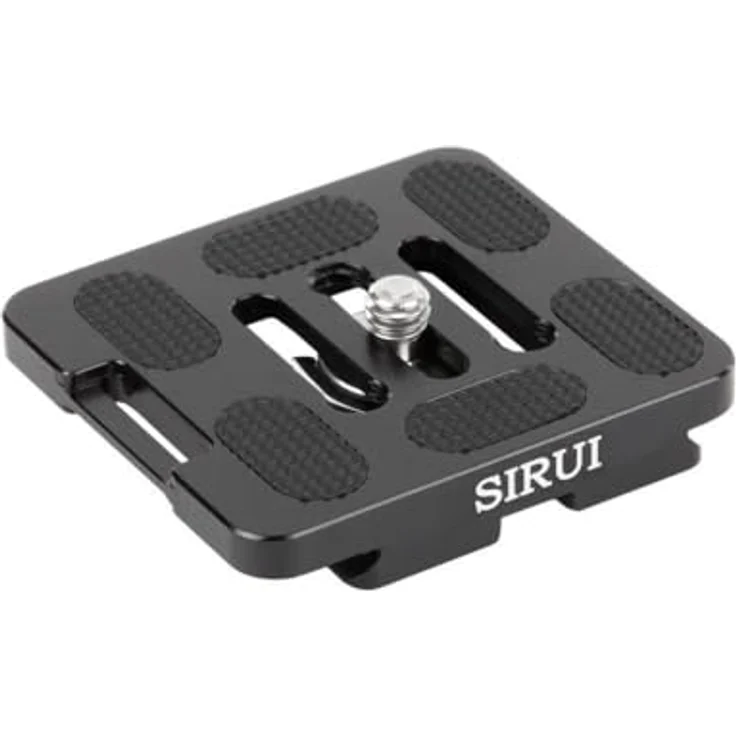 SIRUI TY-50X Schnellwechselplatte (Alu, 1-4'', 50x54mm, 33g, Gurtöse, für SIRUI und Arca-Swiss) schwarz – Bild 2