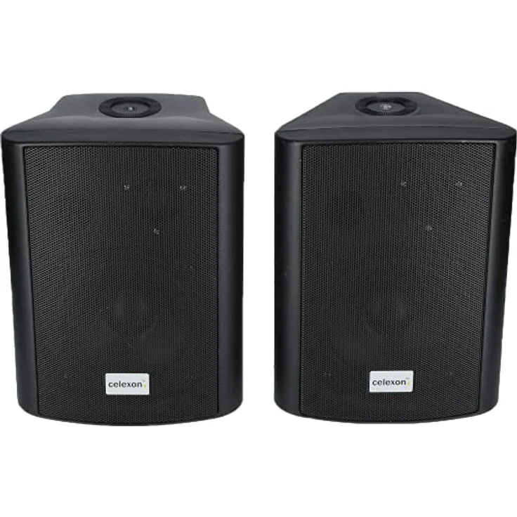 celexon Aktivlautsprecher-Set schwarz - 2X 30W - leistungsstarke Audio-Boxen - inkl Wandhalterung – Bild 1
