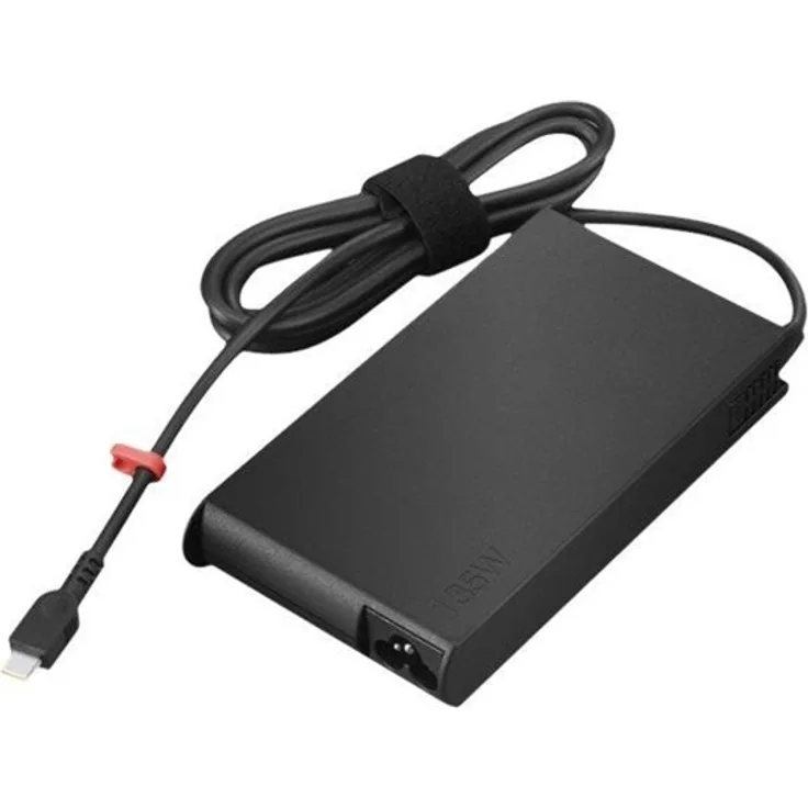 Lenovo ThinkPad 135 Watt Netzteil, Wechselstrom 100-240 V, schwarz, für ThinkPad P16s und T16 Gen 4