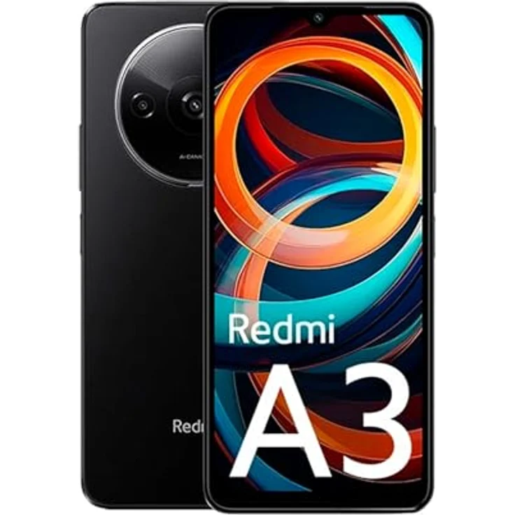 Xiaomi Redmi A3, 3 GB RAM, 64 GB ROM, Schwarz – Bild 1
