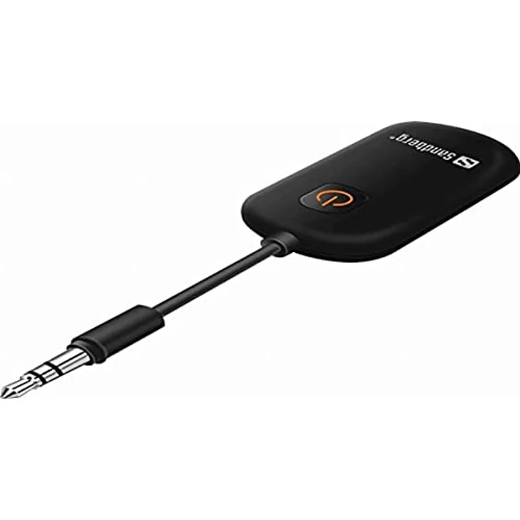 Sandberg Bluetooth Audio Link 2in1 TxRx, Bluetooth 5.0 Adapter, Receiver/Transmitter, Li-on-Akku, 75 g, schwarz