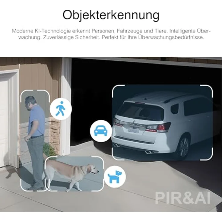 INSTAR IN-9820 4K Überwachungskamera Außen weiß, WLAN/LAN/PoE, PTZ 5x Zoom, intelligente Personenerkennung, Nachtsicht, 2-Wege-Audio, NDAA/TAA-konform – Bild 4