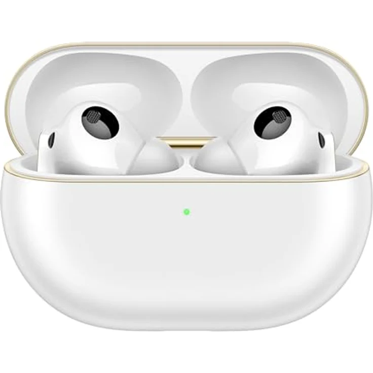 HUAWEI FreeBuds Pro 4, Dual-Treiber True Sound, Intelligente dynamische ANC, Silbernes Saiten-Design, Kopfbewegungsbasierte Steuerung, Weiß – Bild 1