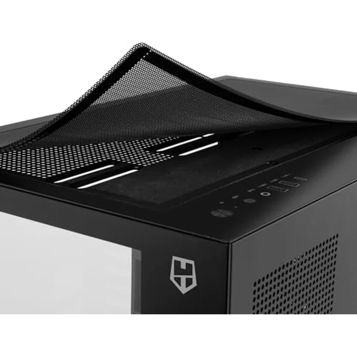 NOX Hummer Galaxy White, Mid Tower ATX Gehäuse aus gehärtetem Glas mit ARGB-Beleuchtung, optimales Kabelmanagement – Bild 8