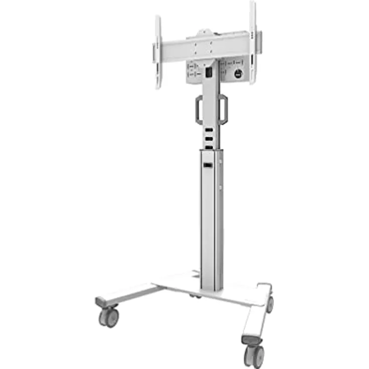 Neomounts TV-Trolley FL50S-825WH1 Weiss (70", 70 kg), TV Ständer, schwenkbar und höhenverstellbar