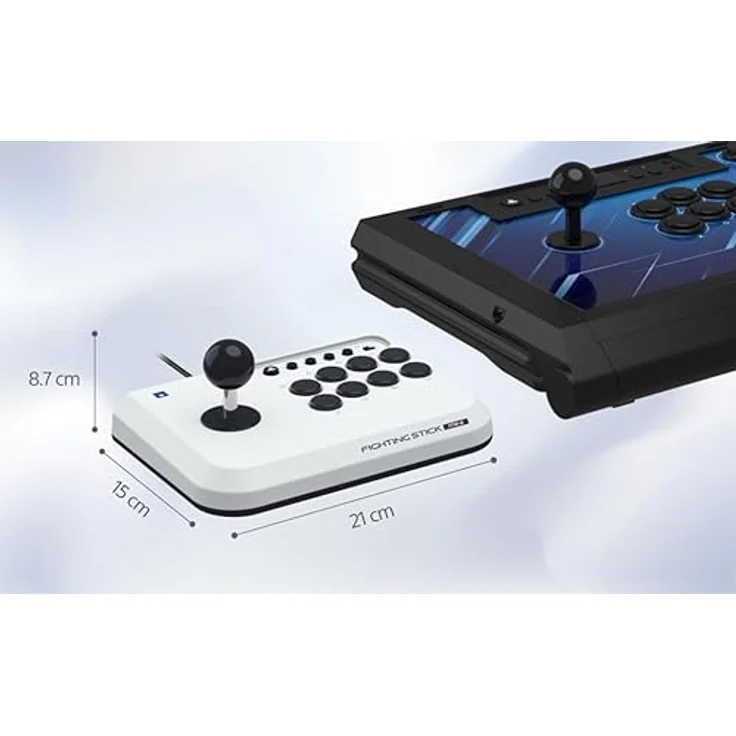 Hori Fighting Stick Mini Weiß, Schwarz USB Flightstick PC, PlayStation 4, PlayStation 5 – Bild 4
