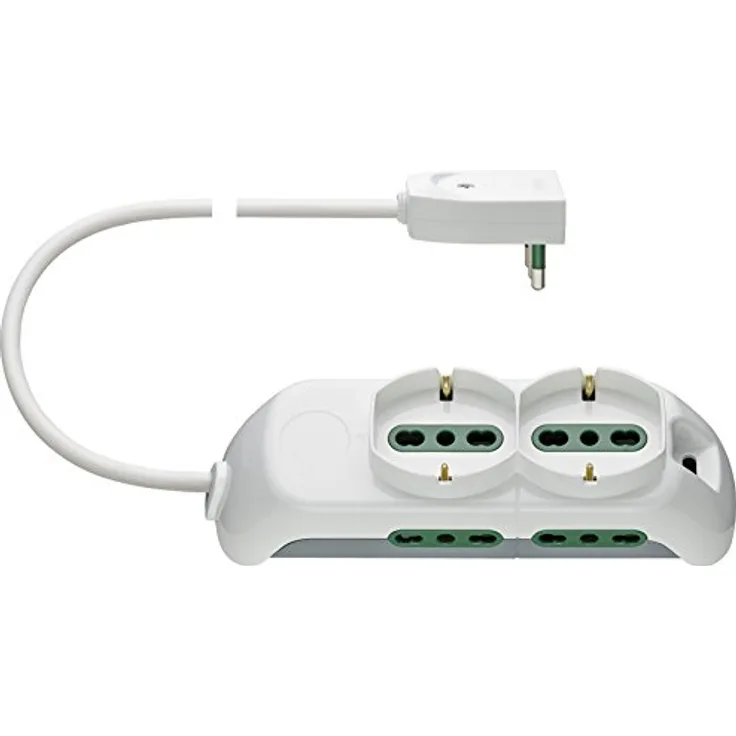 Vimar C.B FP00520.CB Mobile Multipla 2 Universal, 4P17/11 und Spb17, Weiß