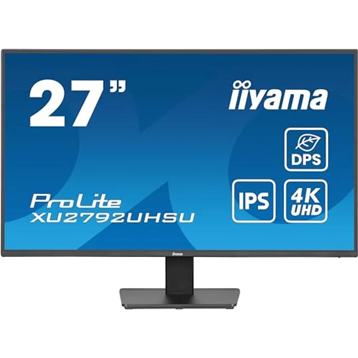 iiyama Prolite XU2792UHSU-B6 68,5cm 27" IPS LED-Monitor 4K UHD HDMI DP USB3.2 USB-C 15W DPS Slim-Line schwarz, Office-Monitor mit IPS-Panel und 4K-Auflösung – Bild 1