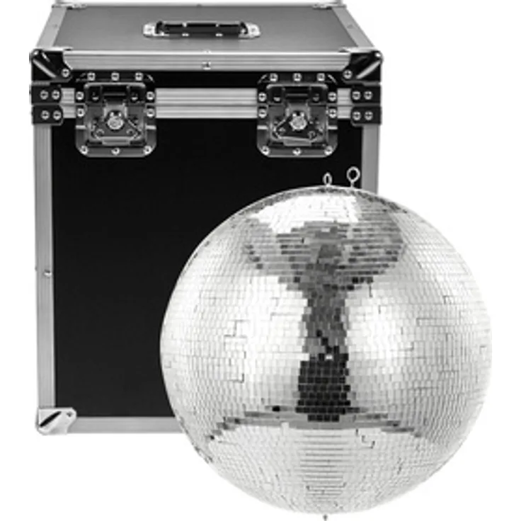 Varytec Mirror Ball 40, Spiegelkugel mit 40 cm Durchmesser + Flyht Pro Transportcase