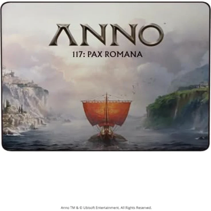 Lexip LEXIP X Ubisoft Anno 117 Bundle, kabelgebundene Gaming-Maus mit 6 programmierbaren Tasten und Mikrotexturiertem Mousepad 35x25 cm – Bild 4