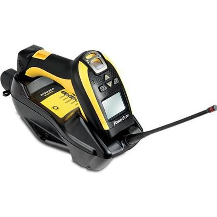 Datalogic PowerScan PM9100 - Tragbares Barcodelesegerät 1D LED, Codabar, Code 32, Code 39, Barcode-Scanner, Gelb, Schwarz