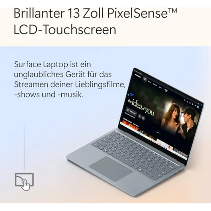 Microsoft Surface Laptop | Copilot+ PC mit 13” LCD Touchscreen, Qualcomm Snapdragon® X Plus, 16GB RAM, 512GB Speicher, neuestes Modell, Ozean – Bild 4