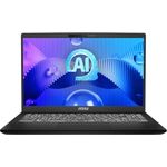 MSI Modern 15 H AI C1MG-081-15,6" Laptop mit Intel Core Ultra 7 155H, 16GB DDR5 RAM, 512GB SSD, Windows 11 Home