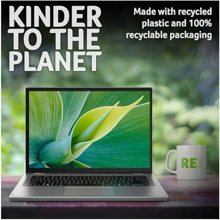 Acer Aspire Go Spin 14 (AGSP14-31PT-325W), 14" WUXGA Touchscreen Notebook, Intel i3-N355, 8GB RAM, 512GB SSD, Wind, Silber – Bild 10