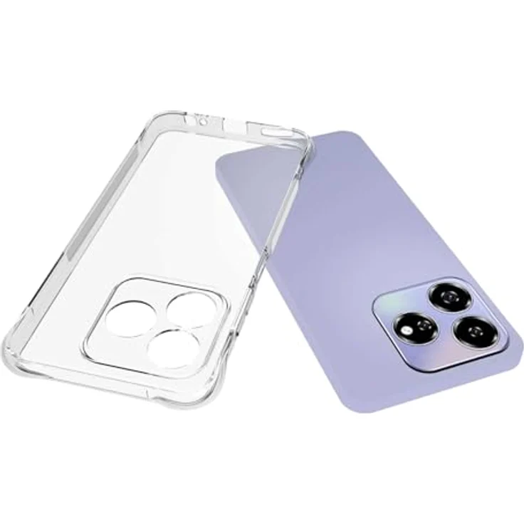 mtb more energy® Case Soft Armor kompatibel mit ZTE Axon 60 4G/Blade V60 4G - transparent - verstärkte Ecken - Kameraschutz - 1,5mm TPU - Handyhülle – Bild 4