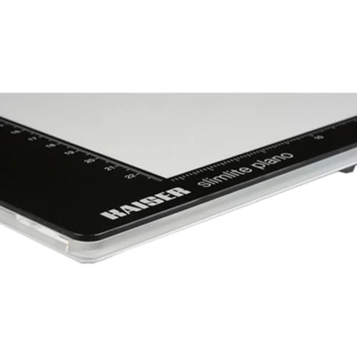 Kaiser Fototechnik 2453 LED-Leuchtplatte''slimlite plano'', 5000K, dimmbar, Netz- und Akkubetrieb, Leuchtfläche 22 x 16 cm schwarz - Preisvergleich – Bild 4