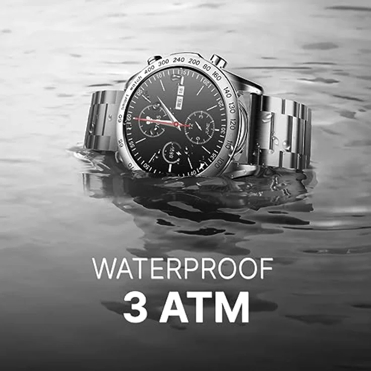 Hifuture Go Pro Smartwatch (Silber) - Langlebig, ergonomisches Design, robust – Bild 5