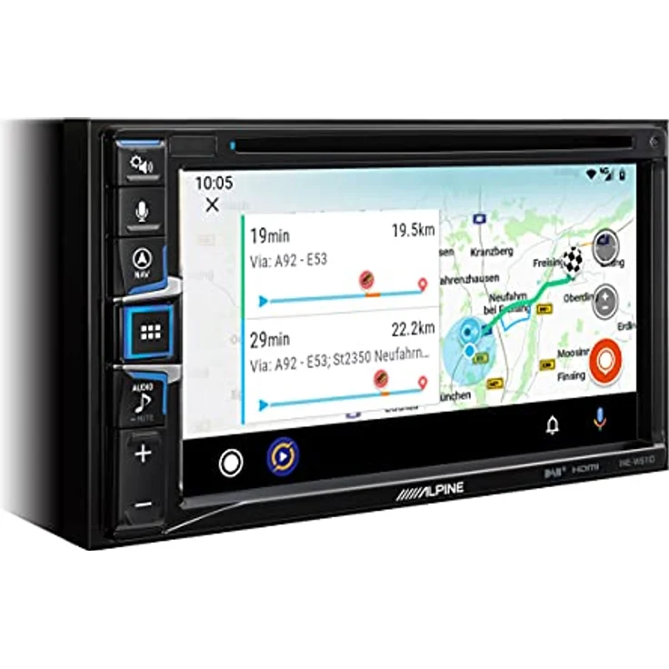 Alpine INE-W611D, Fahrzeug-Navigationssystem mit 6,5 Zoll Touchscreen, iGo Primo, Apple CarPlay und Android Auto, DAB+ Tuner, zwei USB-Anschlüsse, HDMI-Eingang – Bild 2