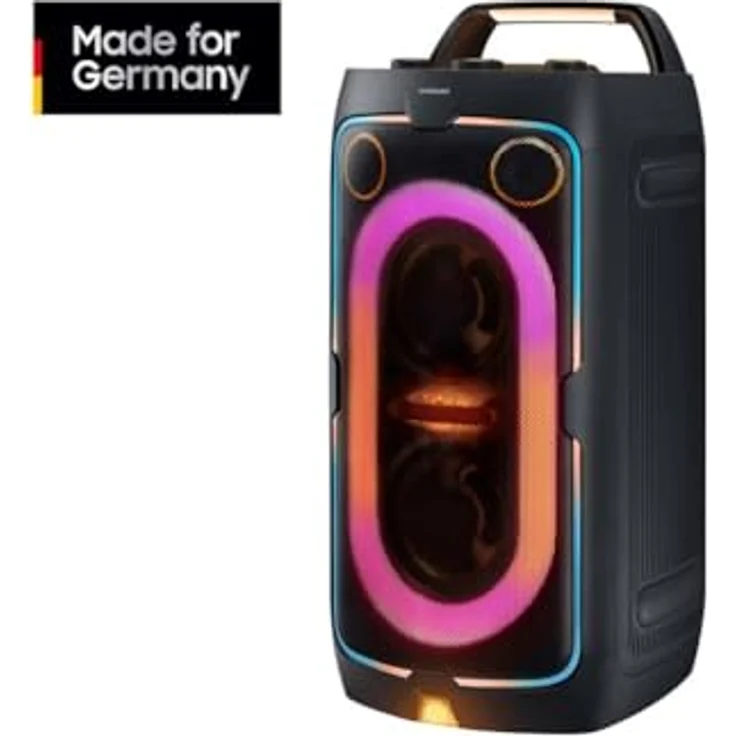 Samsung Sound Tower MX-ST40F (2025) Partylautsprecher mit 160 W, Dual-Subwoofern, spritzwassergeschützt (IPX4), Partybeleuchtung und 12 Stunden Akkulaufzeit – Bild 5