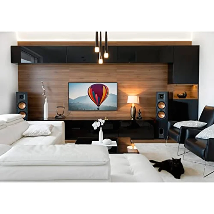 Hama Aktive Zimmerantenne schwarz für DAB+, DAB, DVB-T2, UKW, LED Anzeige - ringförmig, LTE Filter 5G, einstellbare Verstärkung - TV, Radio – Bild 3