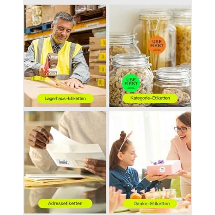 Inateck Bluetooth Thermo-Etikettendrucker, 4x6 Versandetikettendrucker mit schnellem Druck von 150 mm/s, USB und App-kompatibel für iOS und Android – Bild 7