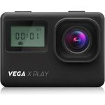 Niceboy Vega X Play Action-Kamera, 4K 30 FPS, FullHD 60 FPS, 16 MP, wasserdicht bis 30 m, schwarz