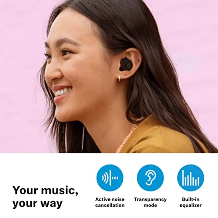 Sennheiser CX Plus True Wireless Special Edition – Bluetooth-In-Ear-Kopfhörer: Musikhören und Telefonieren mit Active Noise Cancellation, mattschwarz – Bild 5