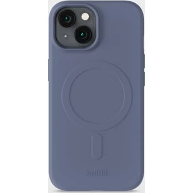HOLDIT Soft Case Magsafe, Backcover für Apple iPhone 16E/15/14/13, Pacific Blue, aus recyceltem Kunststoff mit integriertem MagSafe