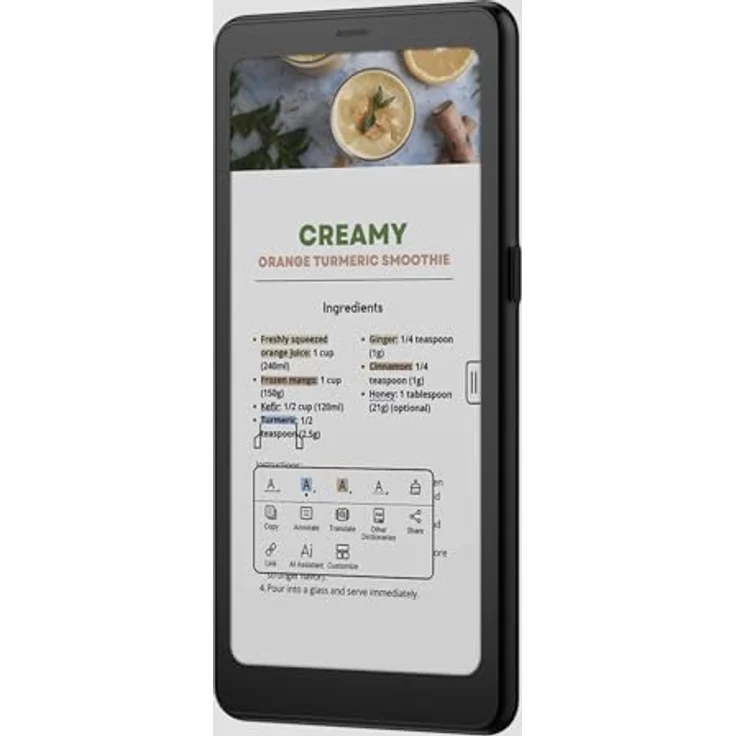 BOOX ePaper Reader Palma 2 Pro, 6,13 Zoll E-Ink Display, 128 GB, Android 15, 300 PPI, Schwarz – Bild 2